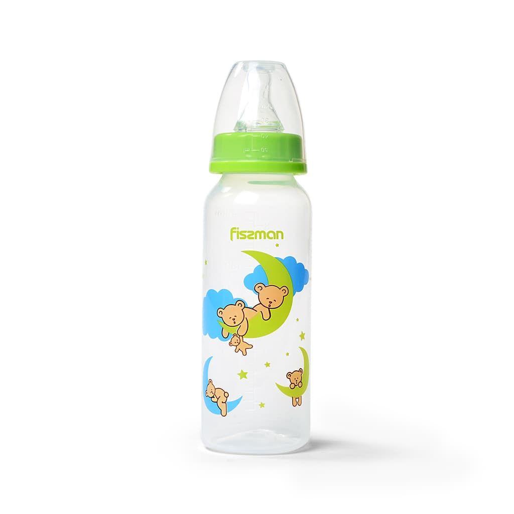 Детская бутылочка для кормления пластиковая Салатовая 240мл