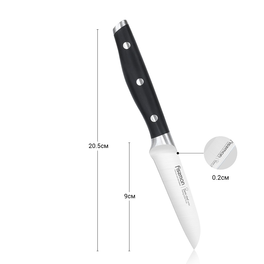 Нож овощной Demi Chef 9см арт 2374