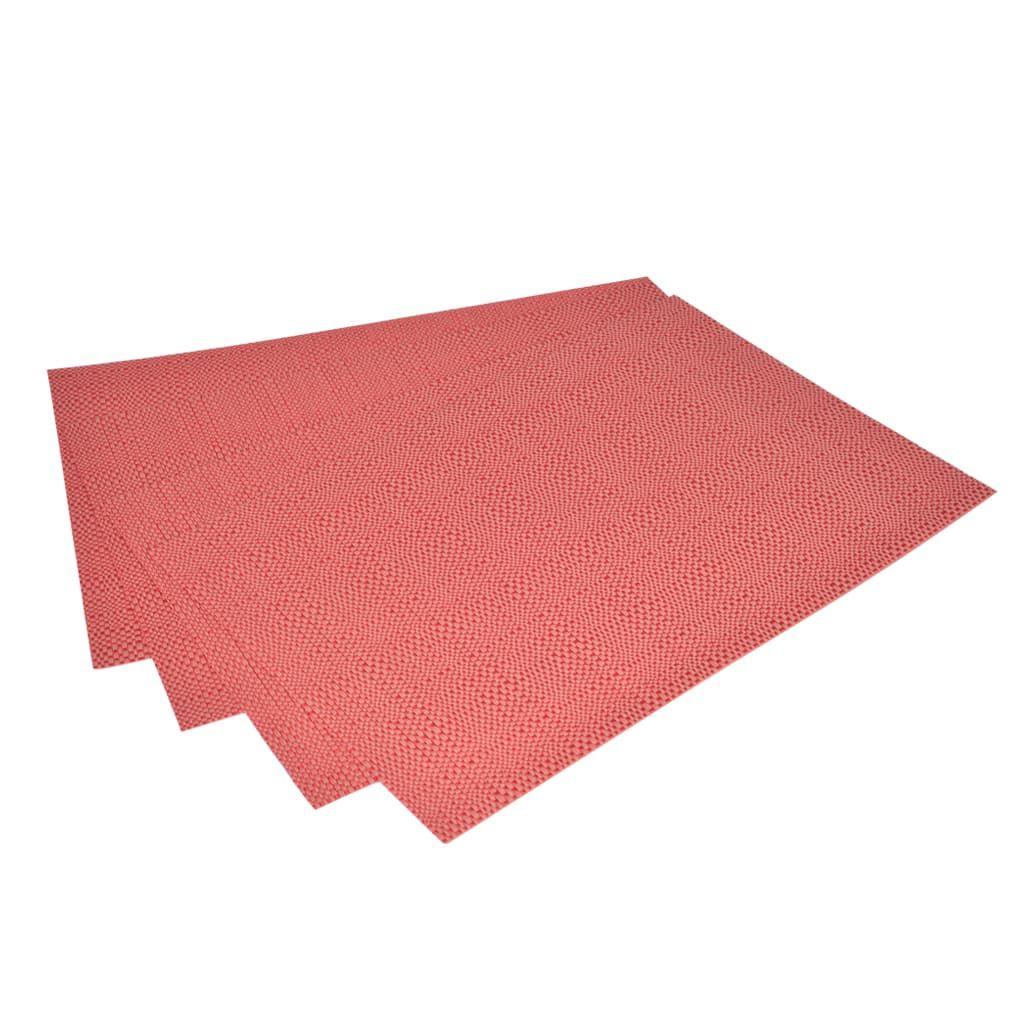Комплект ковриков для сервировки стола Розовый 45x30см (4шт)