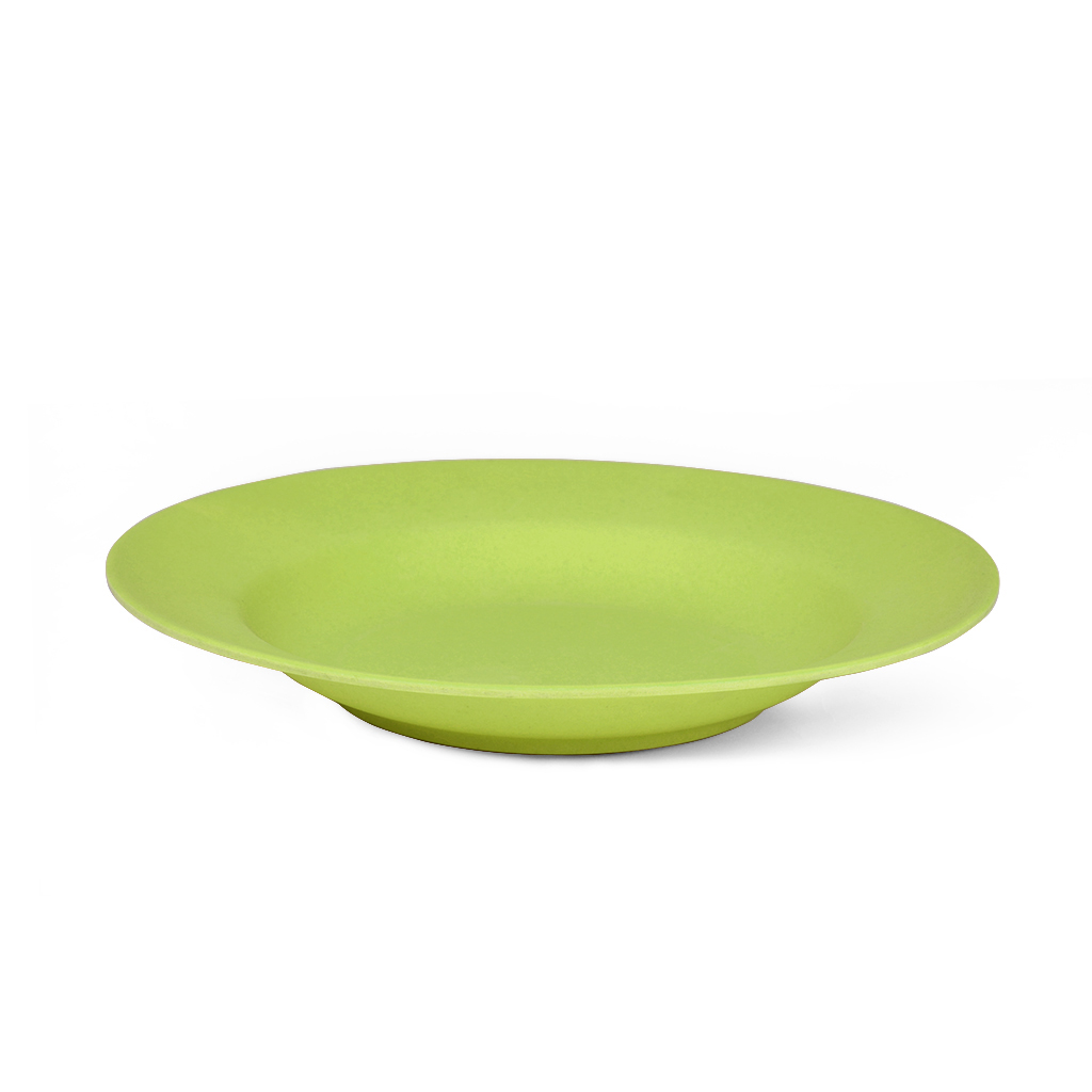 Глубокая тарелка зеленая 23см