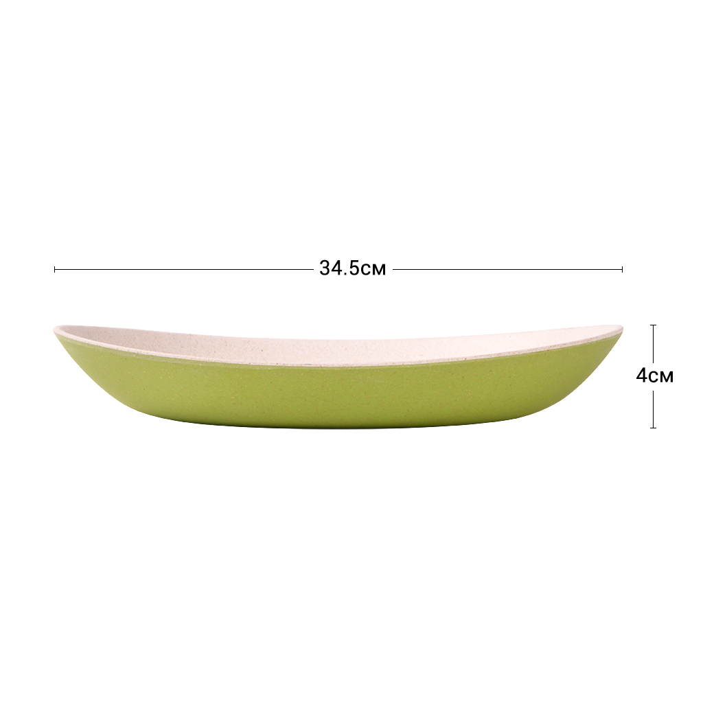 Глубокая тарелка 24см Зеленая