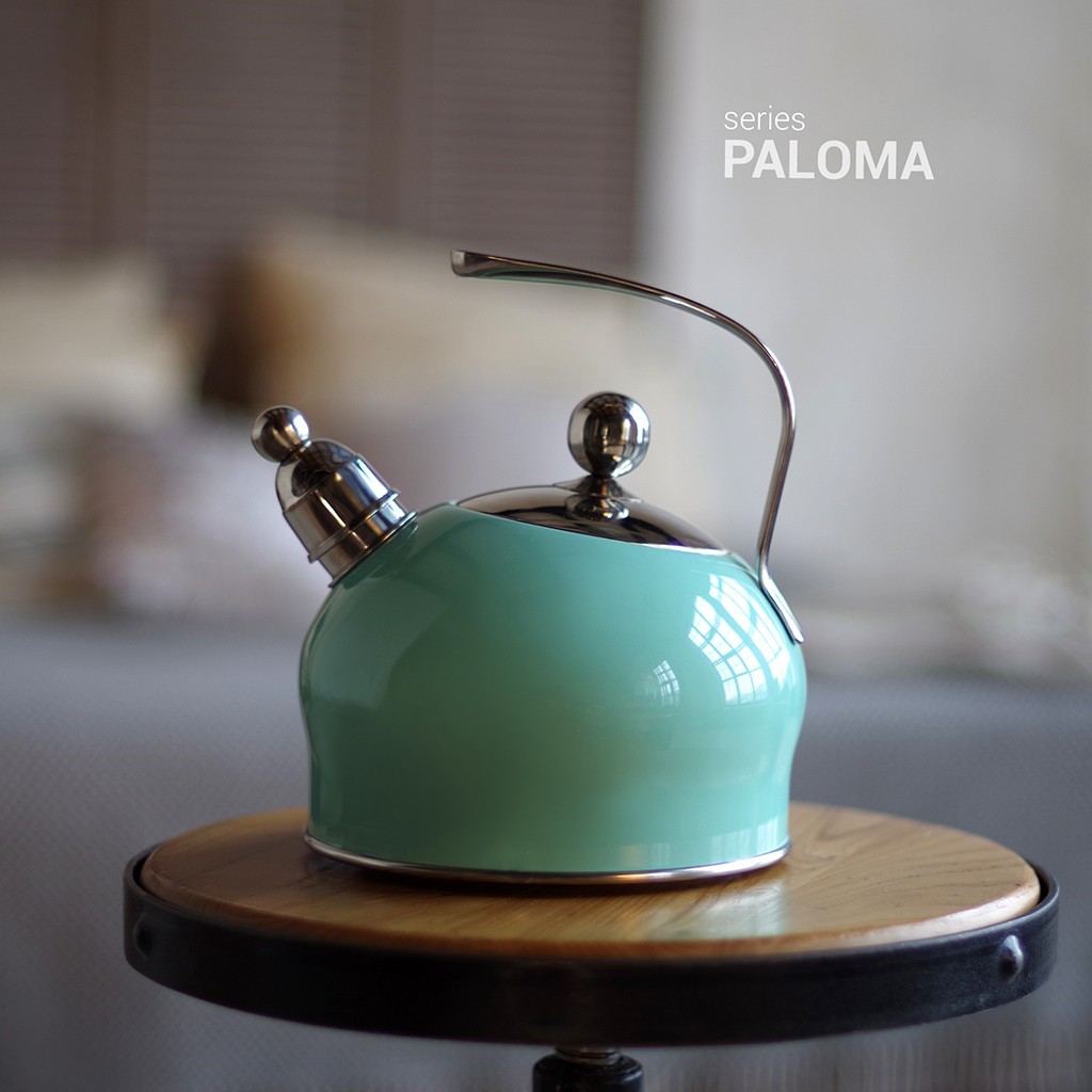 Чайник для плиты 2,5 л Paloma аквамарин