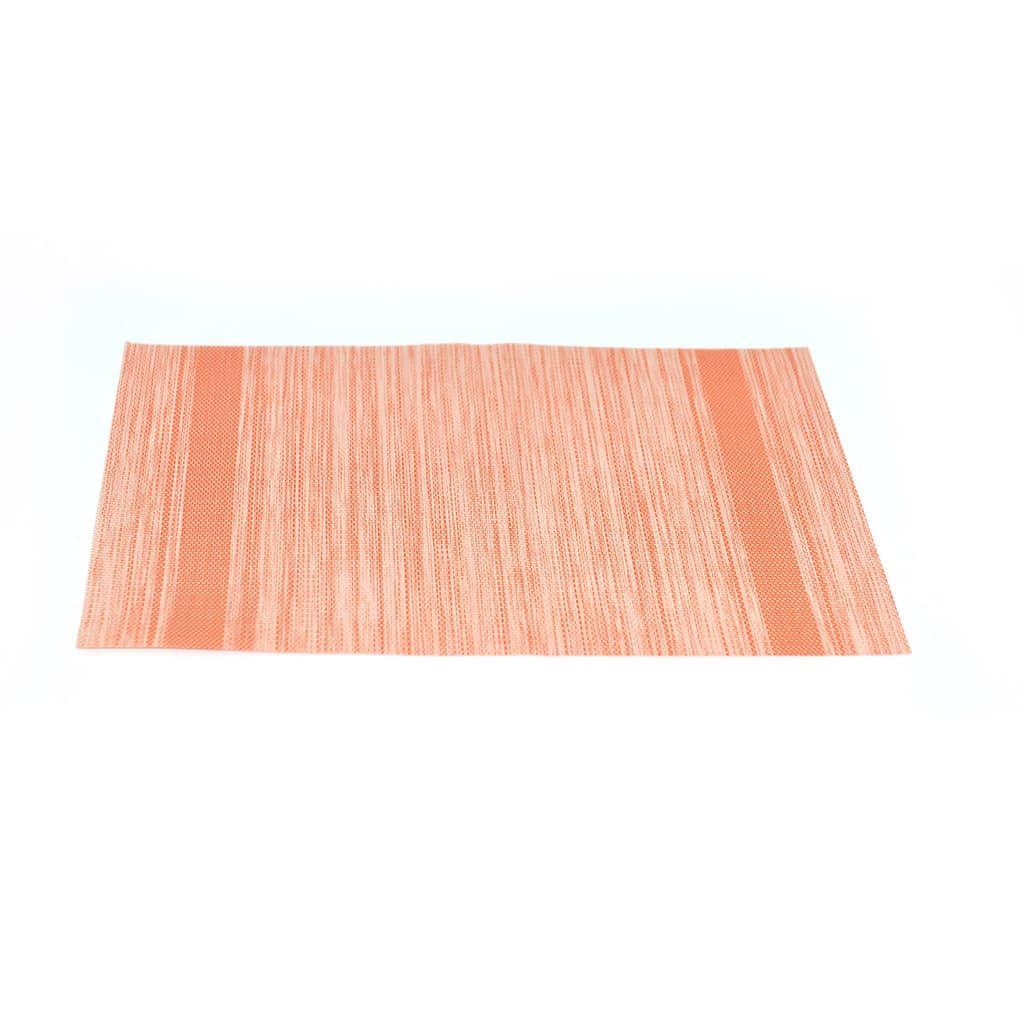 Комплект ковриков для сервировки стола Оранжевый 45x30см (4шт)