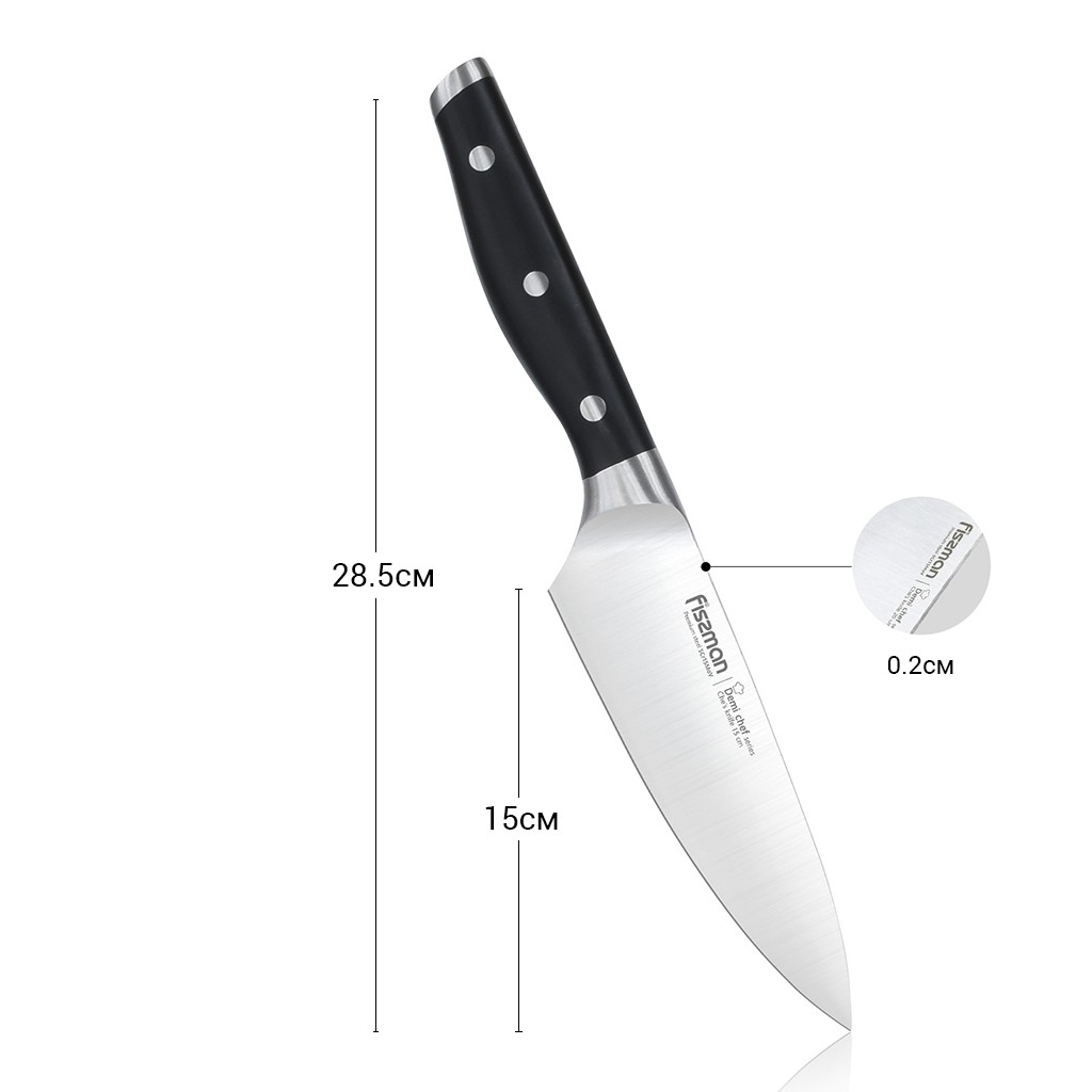 Нож поварской Demi Chef 15см