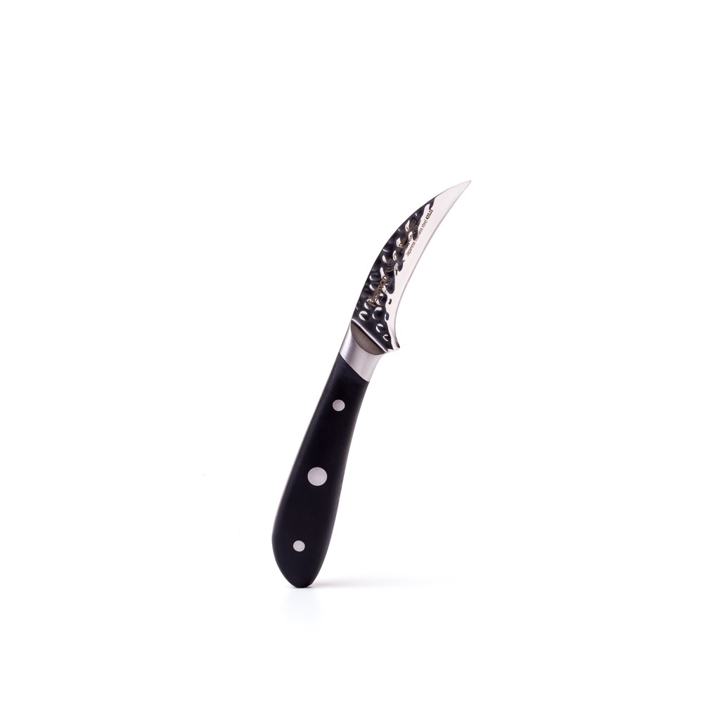 Нож овощной "коготок" 8 см Hattori hammered