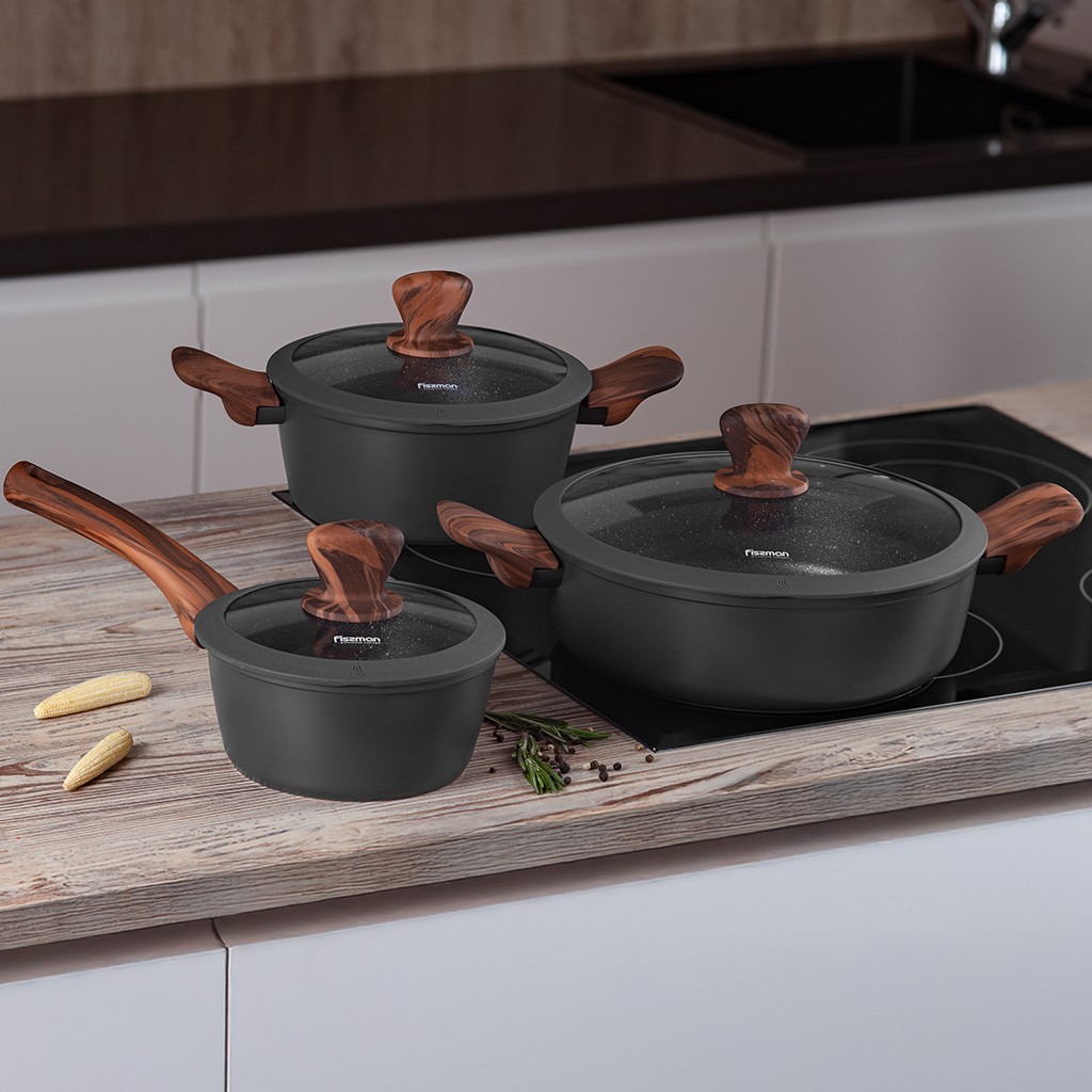 HoReCa Fissman Набор алюминиевой посуды для приготовления 6 пр. Capella