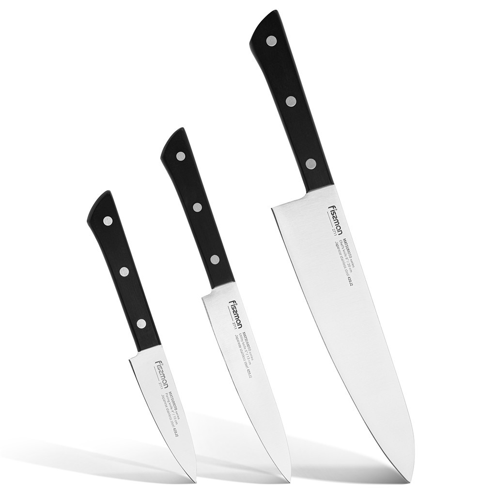 Набор ножей поварская тройка 3 пр. Matsumoto