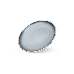 Тарелка фарфоровая 18,5 см Elegante gray арт. 13711