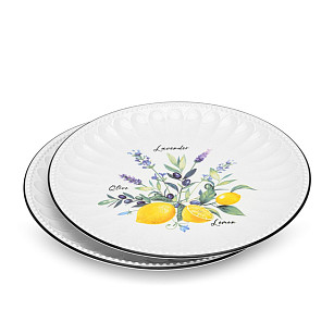 Тарелки столовые фарфор 26 см / 2 шт Provence