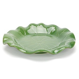 Керамическое блюдо сервировочное, D 34 см, Green