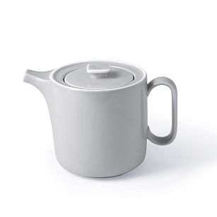 Фарфоровый чайник серый 700мл