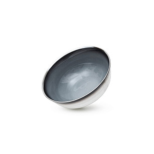 Миска из фарфора 600 мл / 15 х 6 см Elegante gray