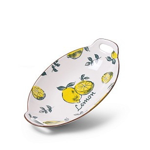 Блюдо фарфоровое 26,5 см Limoncello