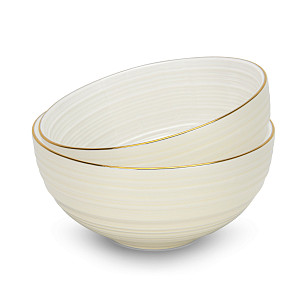 Набор из 2-х фарфоровых мисок 620 мл Firmina beige