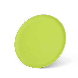 Плоская тарелка зеленая 28см