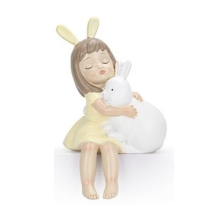 Статуэтка "Девочка с кроликом" 22,5 см