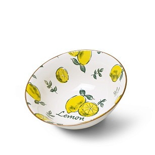 Салатник фарфоровый 21 см Limoncello