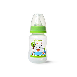 Детская бутылочка для кормления пластиковая Салатовая 125мл