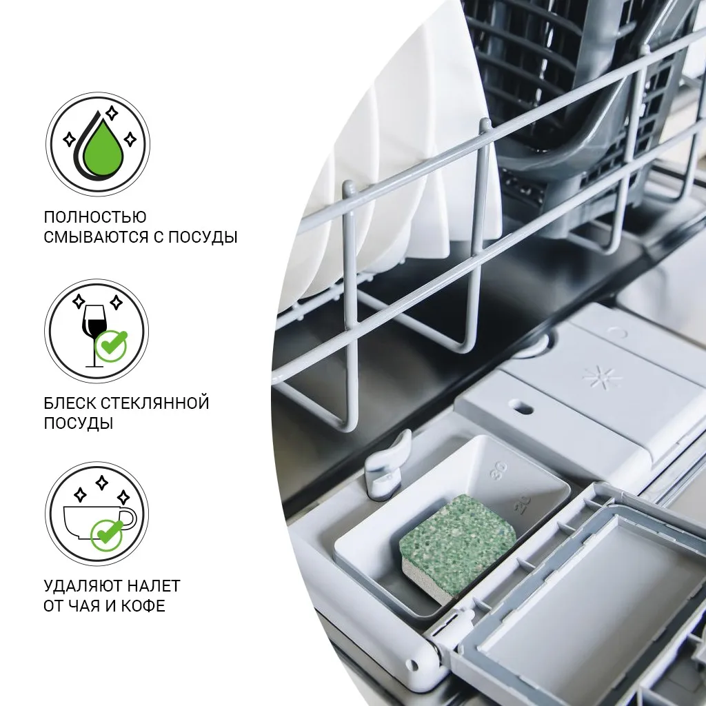 Таблетки для посудомоечных машин 30 шт 1974 - купить в интернет-магазине  Fissman в Москве