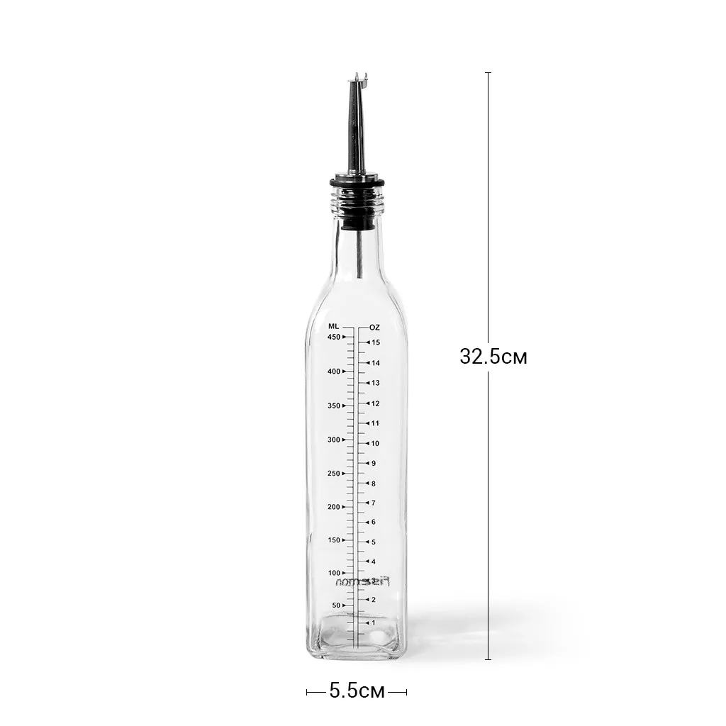 Cтеклянные бутылки для масла и уксуса 2х500мл (6417) купить в  интернет-магазине Fissman